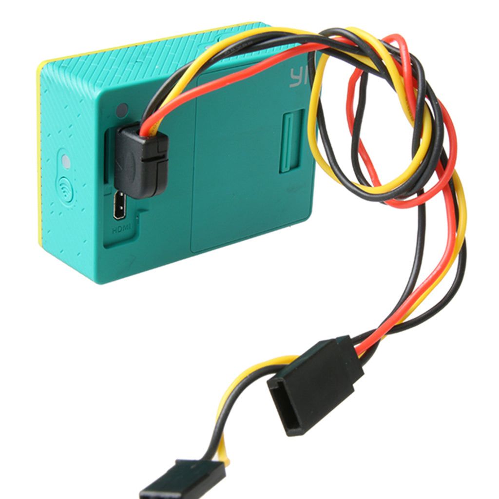 0.3M Micro USB to AV Output Video Audio Transmitter Cable for SJ4000 SJ6000 XiaoYi I Sport Camera - UNIQKART