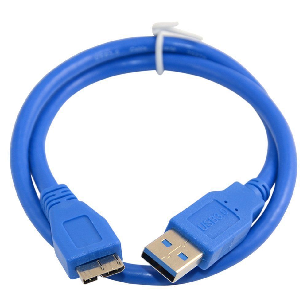 0.3m USB 3.0 Extension Cable A Male to Micro-B Adapter Converter Charger Cable Wire Cord for Mobile Hard Disk - UNIQKART
