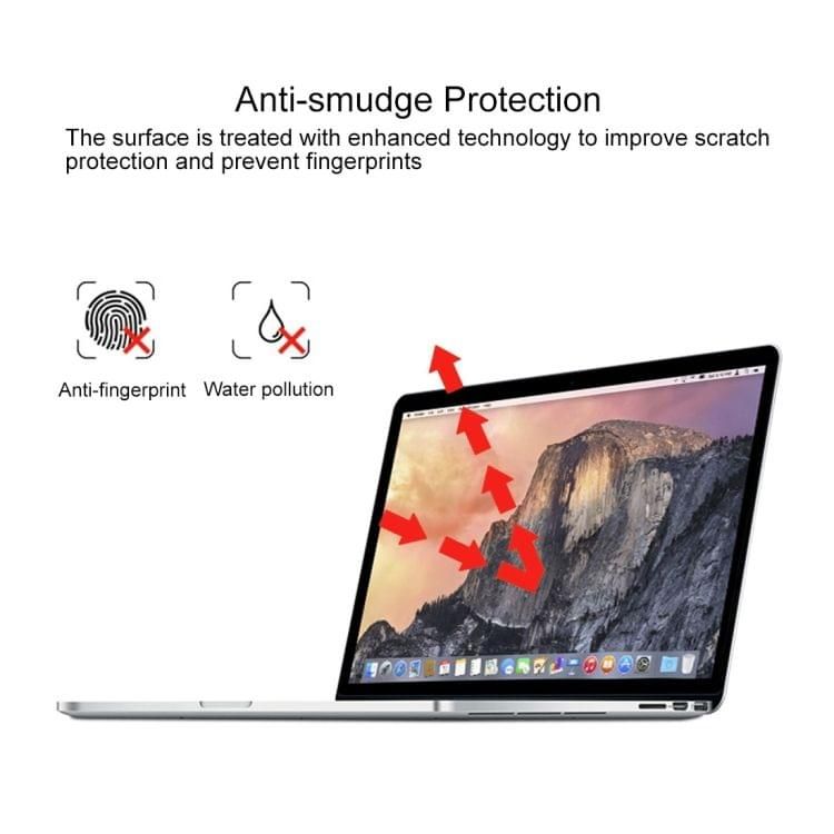 0.3mm 6H Surface Hardness HD Scratch-proof Full Screen PET Film for MacBook Pro Retina 15.4 inch (A1398) (Black) - UNIQKART