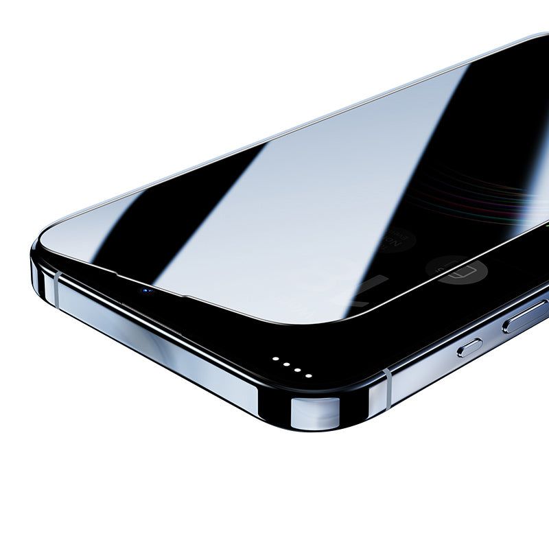 0.3mm Thin Screen Protector for iPhone 15 Plus Anti-spy High Aluminum-silicon Glass Screen Film - UNIQKART