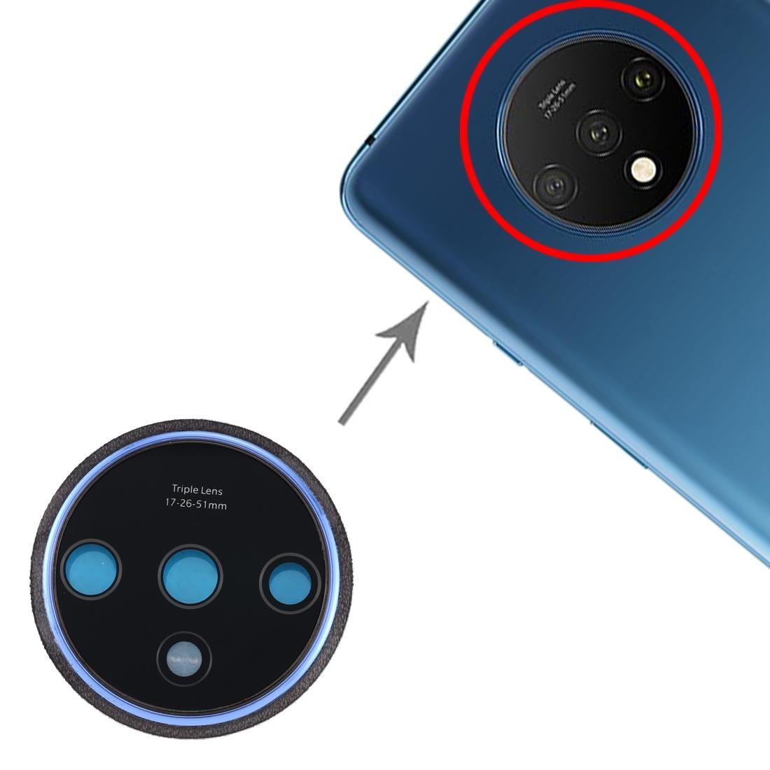 Original Camera Lens Cover for OnePlus 7T (Blue)