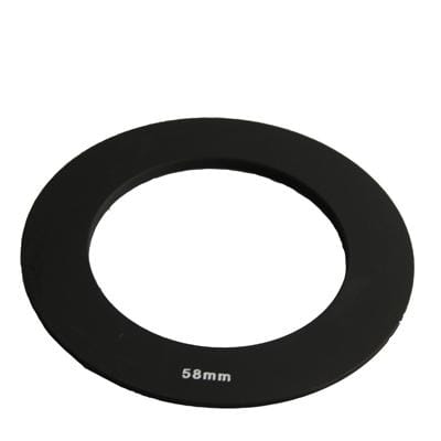 58mm Square Filter Stepping Ring (Black)