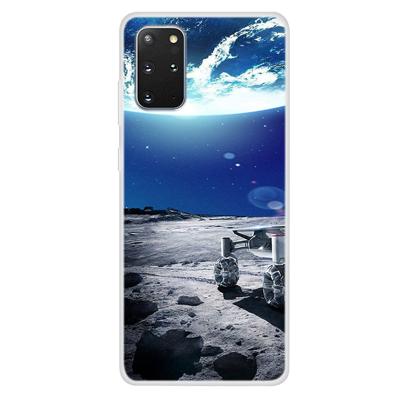 Space Series Pattern Printing Soft TPU Back Case for Samsung Galaxy S20 Plus - Style R