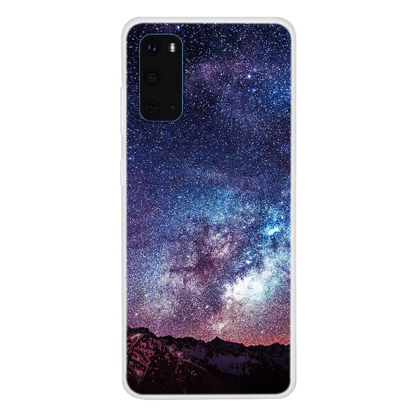 Space Series Pattern Printing TPU Phone Cover for Samsung Galaxy S20 4G/S20 5G - Style F