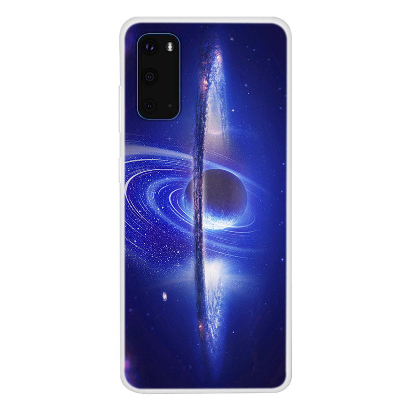 Space Series Pattern Printing TPU Phone Cover for Samsung Galaxy S20 4G/S20 5G - Style P