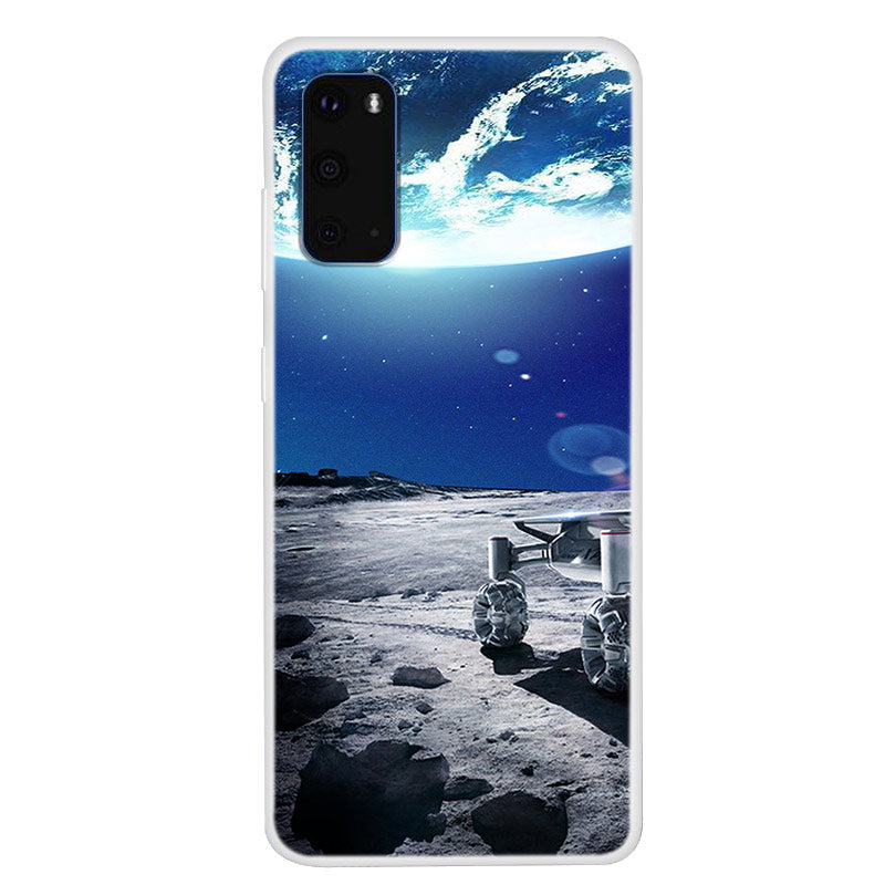 Space Series Pattern Printing TPU Phone Cover for Samsung Galaxy S20 4G/S20 5G - Style R