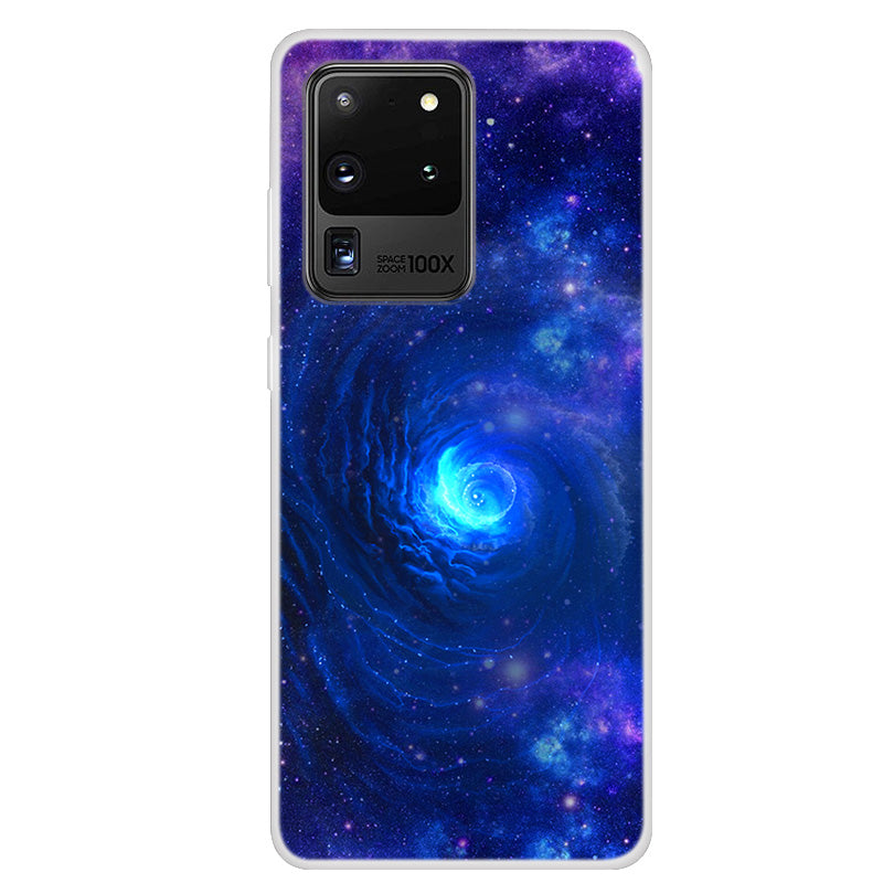 Space Series Pattern TPU Phone Case for Samsung Galaxy S20 Ultra 5G/ S20 Ultra - Vortex