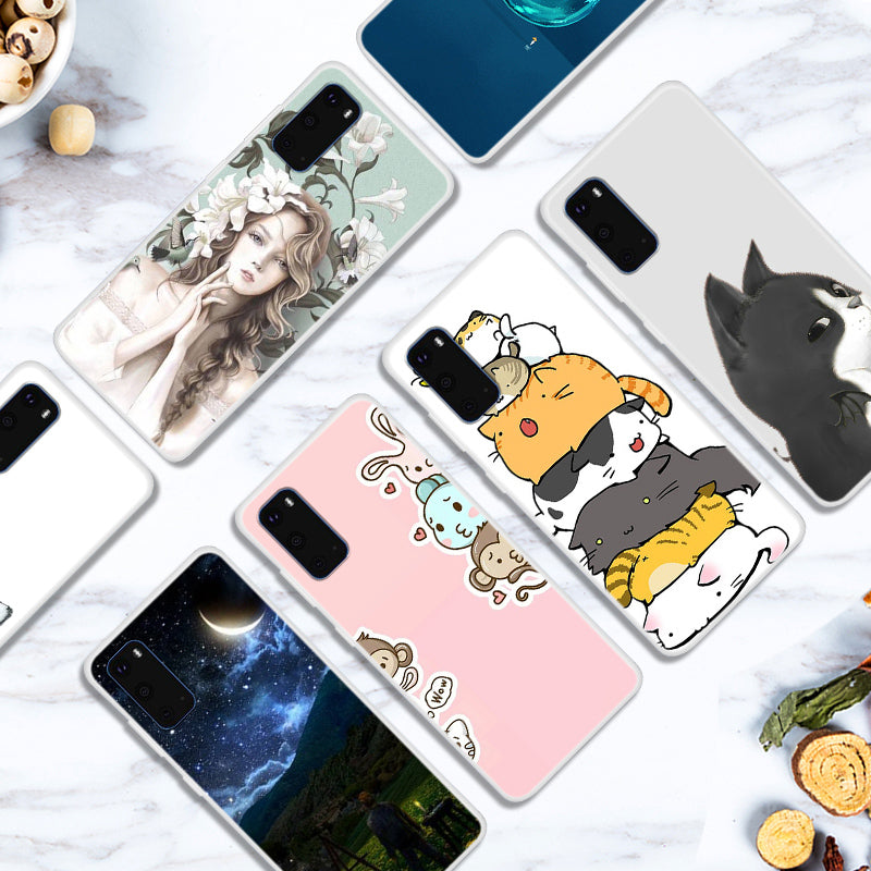 Pattern Printing Soft TPU Shell for Samsung Galaxy S20 4G/S20 5G - Cartoon Animals