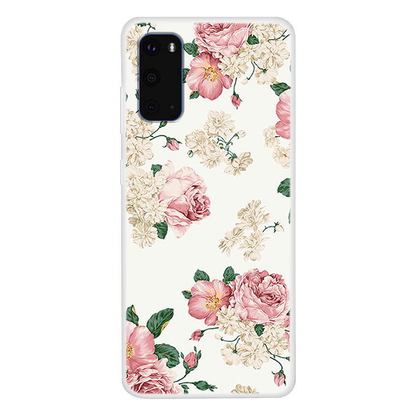 Pattern Printing Soft TPU Shell for Samsung Galaxy S20 4G/S20 5G - Blooming Flowers