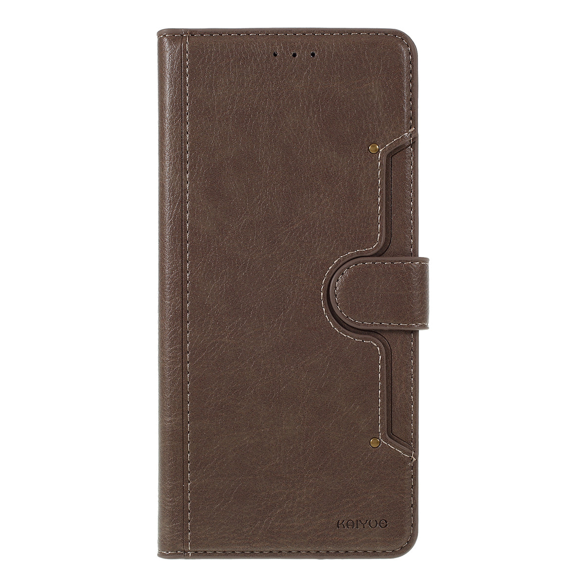 KAIYUE Wallet Leather Stand Case for Samsung Galaxy S20 Ultra - Coffee