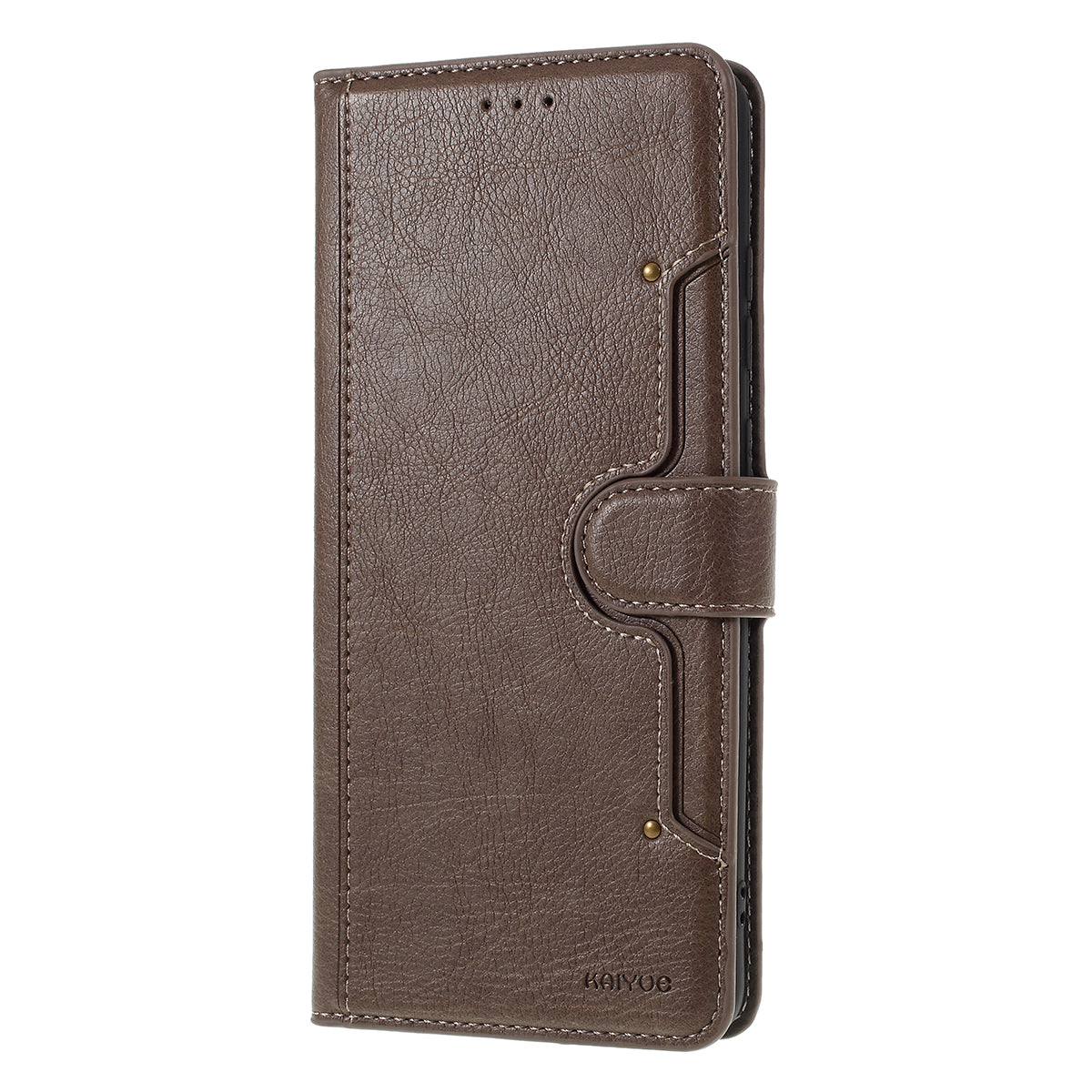 KAIYUE Wallet Leather Stand Case for Samsung Galaxy S20 Ultra - Coffee