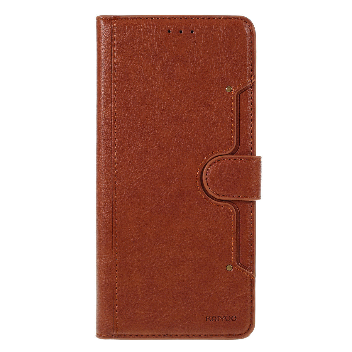 KAIYUE Wallet Leather Stand Case for Samsung Galaxy S20 Ultra - Brown