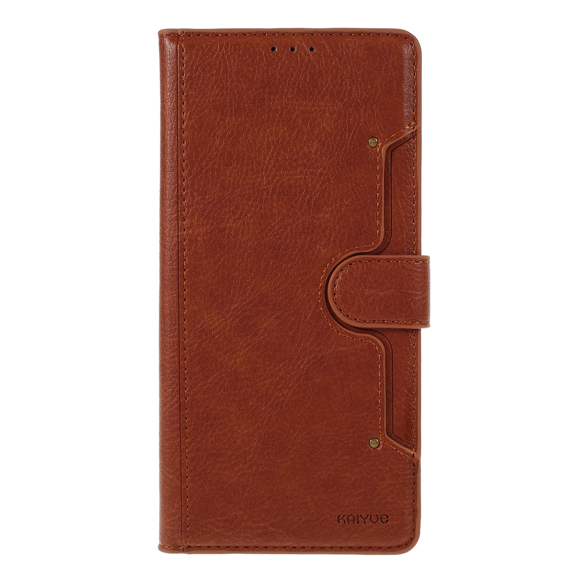 KAIYUE Magnetic Leather Stand Case for Samsung Galaxy S20 Plus - Brown