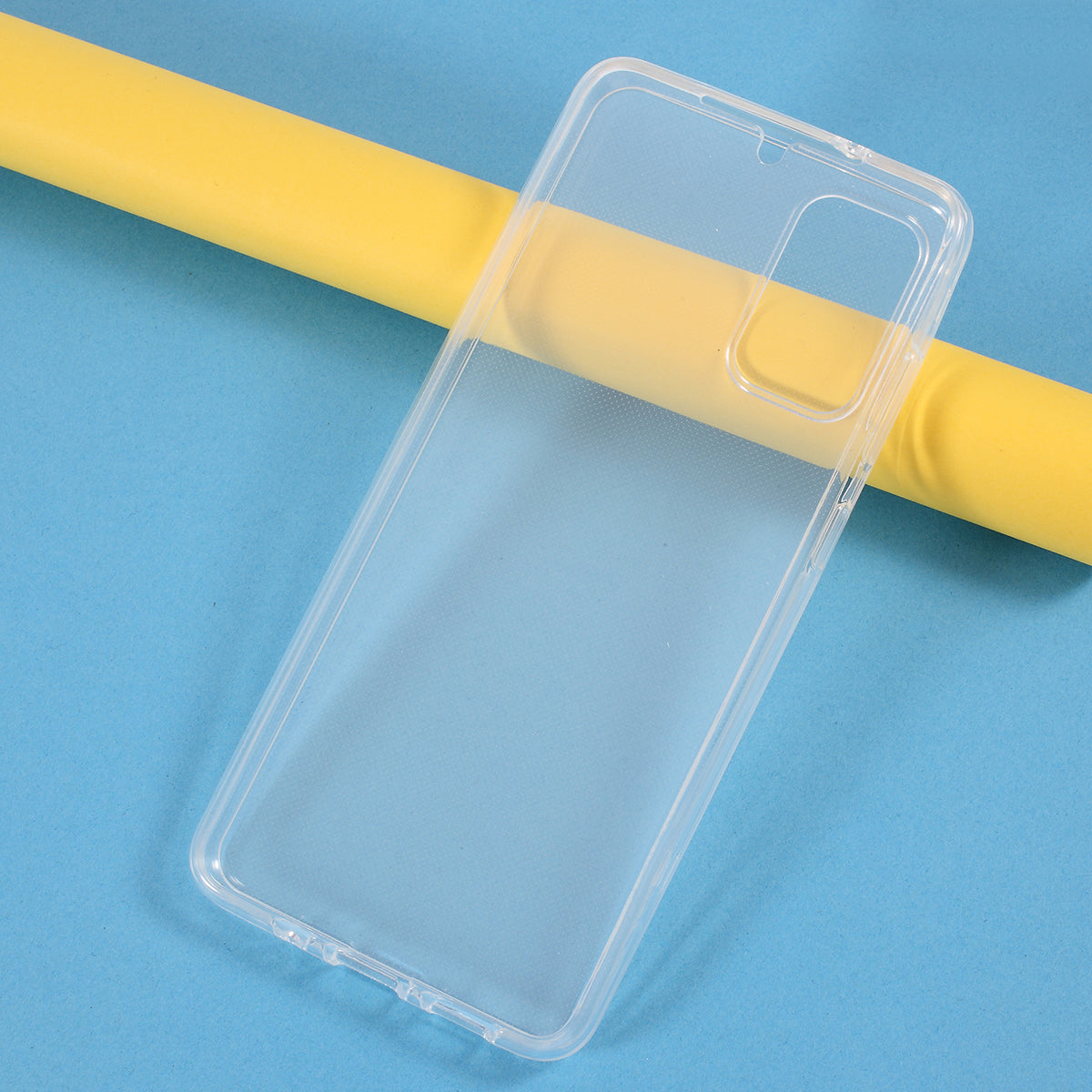 2 in 1 Front + Back Full Coverage Clear TPU Phone Casing for Samsung Galaxy S20 Plus