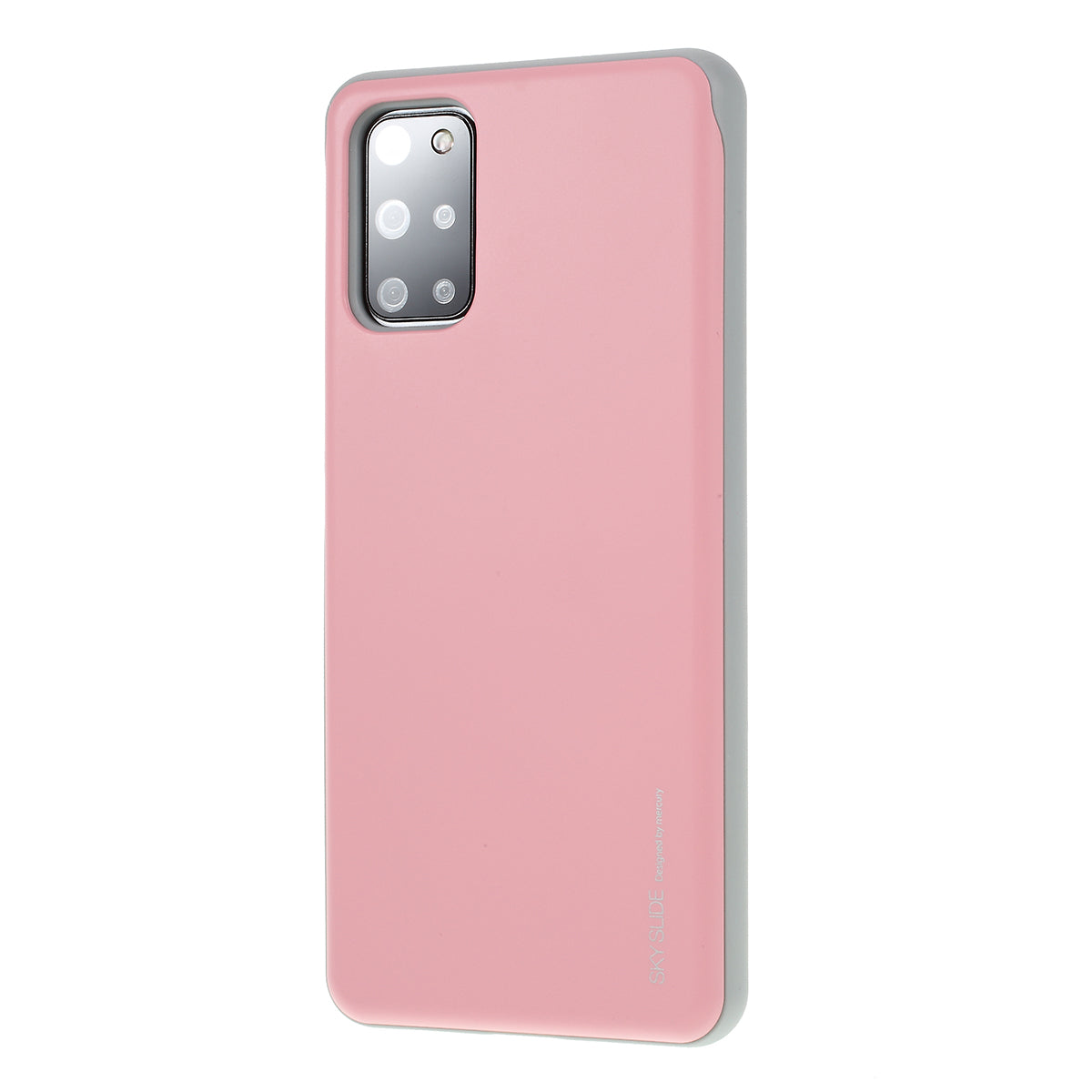 MERCURY GOOSPERY Sky Series Slide Card Slot PC TPU Phone Cover for Samsung Galaxy S20 Plus / S20 Plus 5G - Pink