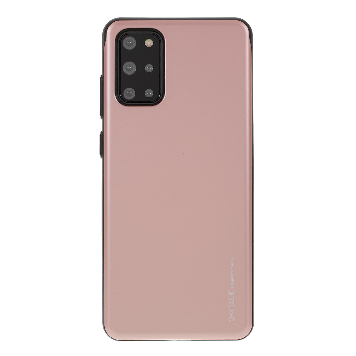 MERCURY GOOSPERY Sky Series Slide Card Slot PC TPU Phone Cover for Samsung Galaxy S20 Plus / S20 Plus 5G - Rose Gold