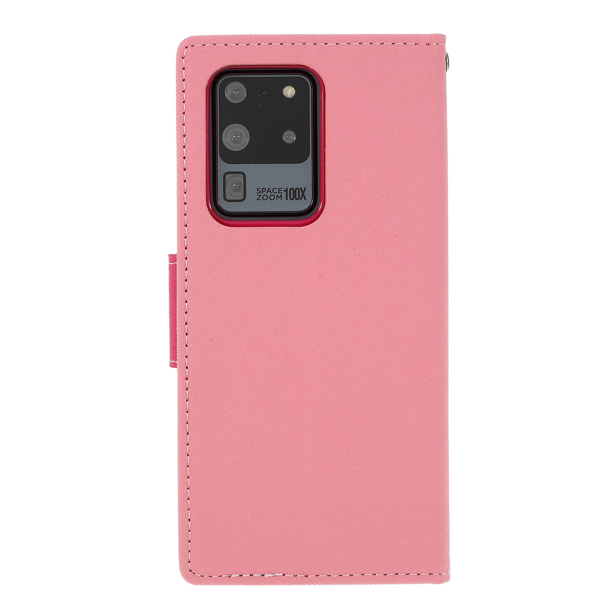 MERCURY GOOSPERY Fancy Diary Leather Wallet Mobile Phone Case for Samsung Galaxy S20 Ultra - Pink