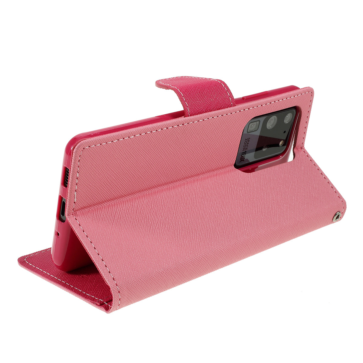 MERCURY GOOSPERY Fancy Diary Leather Wallet Mobile Phone Case for Samsung Galaxy S20 Ultra - Pink