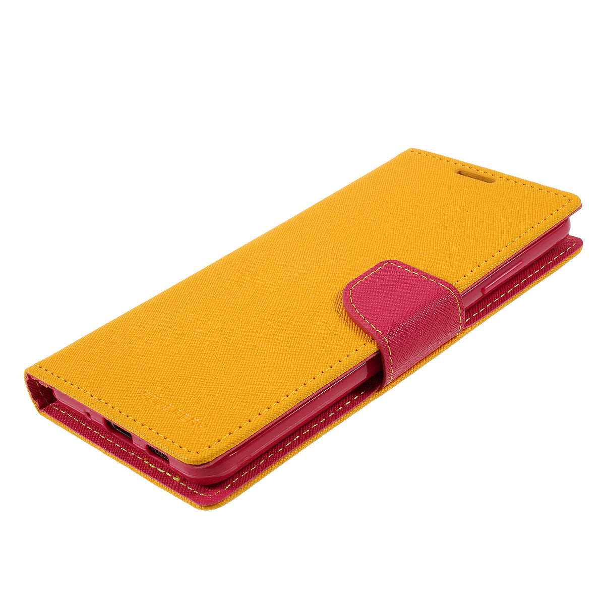 MERCURY GOOSPERY Fancy Diary Leather Wallet Mobile Phone Case for Samsung Galaxy S20 Ultra - Yellow