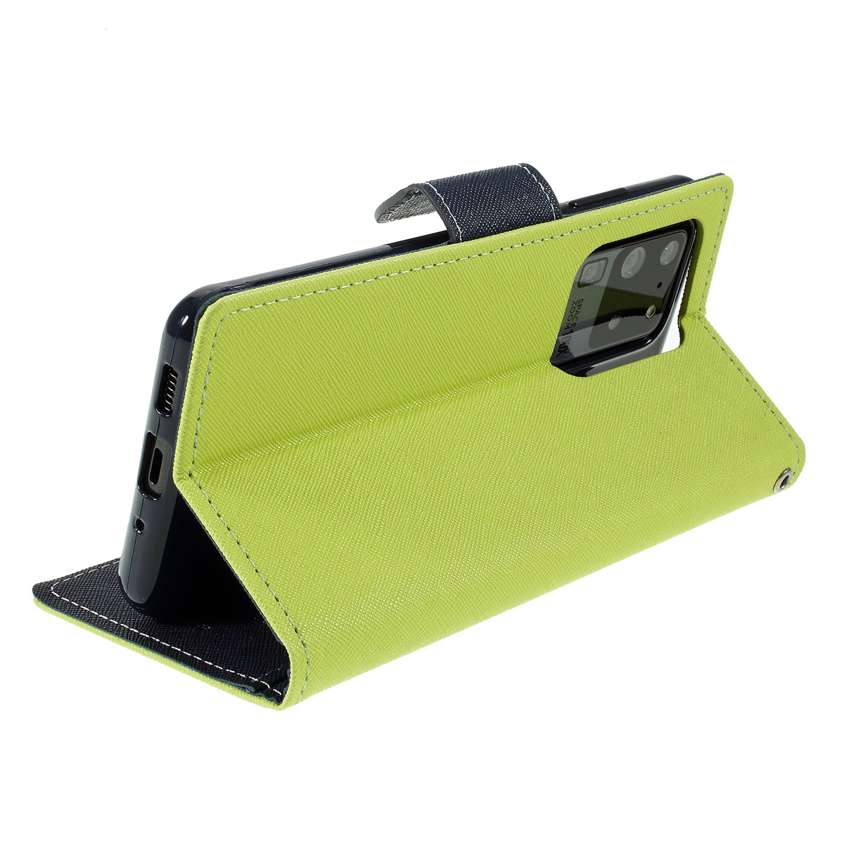 MERCURY GOOSPERY Fancy Diary Leather Wallet Mobile Phone Case for Samsung Galaxy S20 Ultra - Green