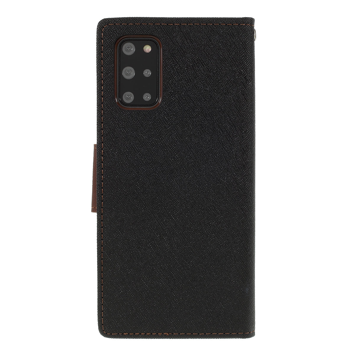 MERCURY GOOSPERY Fancy Diary Leather Protector Cover for Samsung Galaxy S20 Plus - Black / Brown