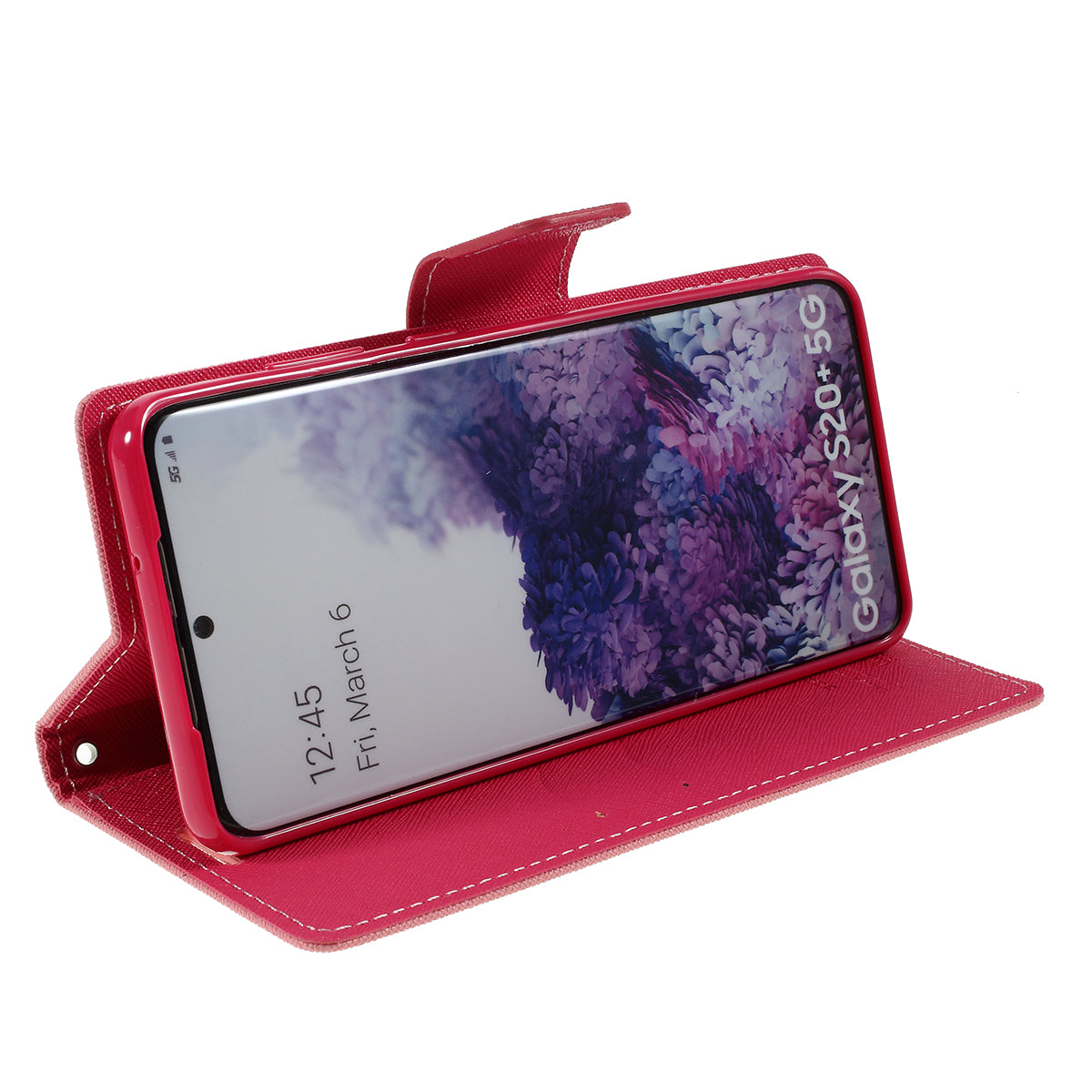 MERCURY GOOSPERY Fancy Diary Leather Protector Cover for Samsung Galaxy S20 Plus - Pink