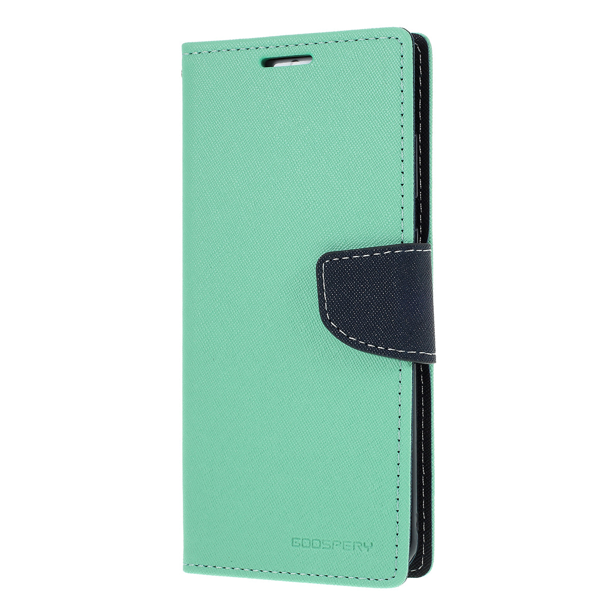 MERCURY GOOSPERY Fancy Diary Leather Protector Cover for Samsung Galaxy S20 Plus - Cyan