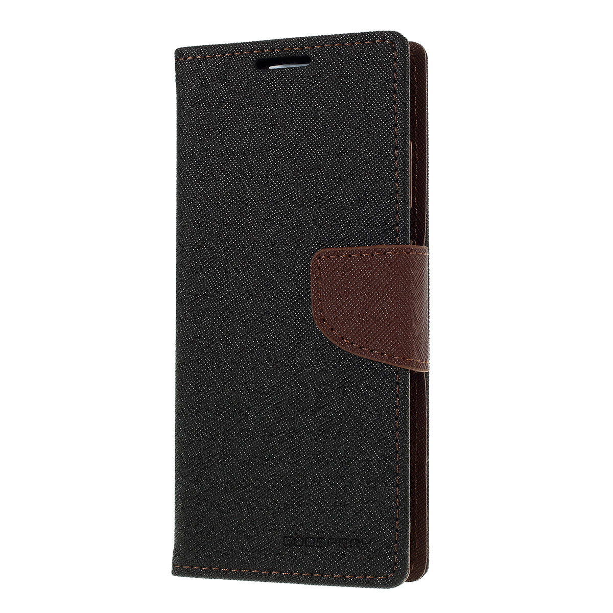 MERCURY GOOSPERY Fancy Diary Leather Wallet Mobile Phone Case for Samsung Galaxy S20 4G/S20 5G - Black / Brown