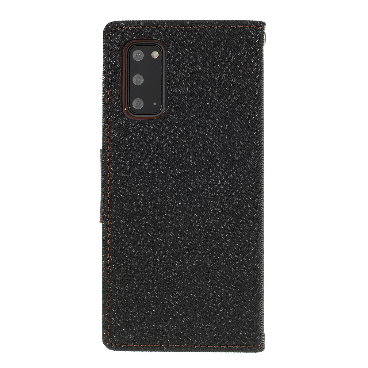 MERCURY GOOSPERY Fancy Diary Leather Wallet Mobile Phone Case for Samsung Galaxy S20 4G/S20 5G - Black / Brown