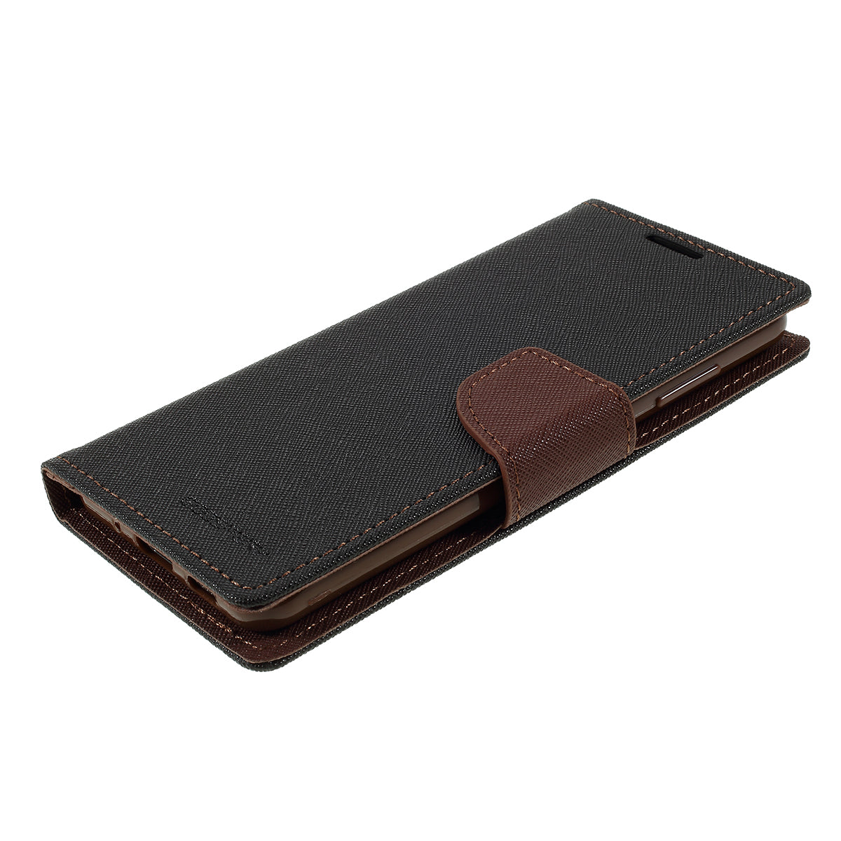 MERCURY GOOSPERY Fancy Diary Leather Wallet Mobile Phone Case for Samsung Galaxy S20 4G/S20 5G - Black / Brown