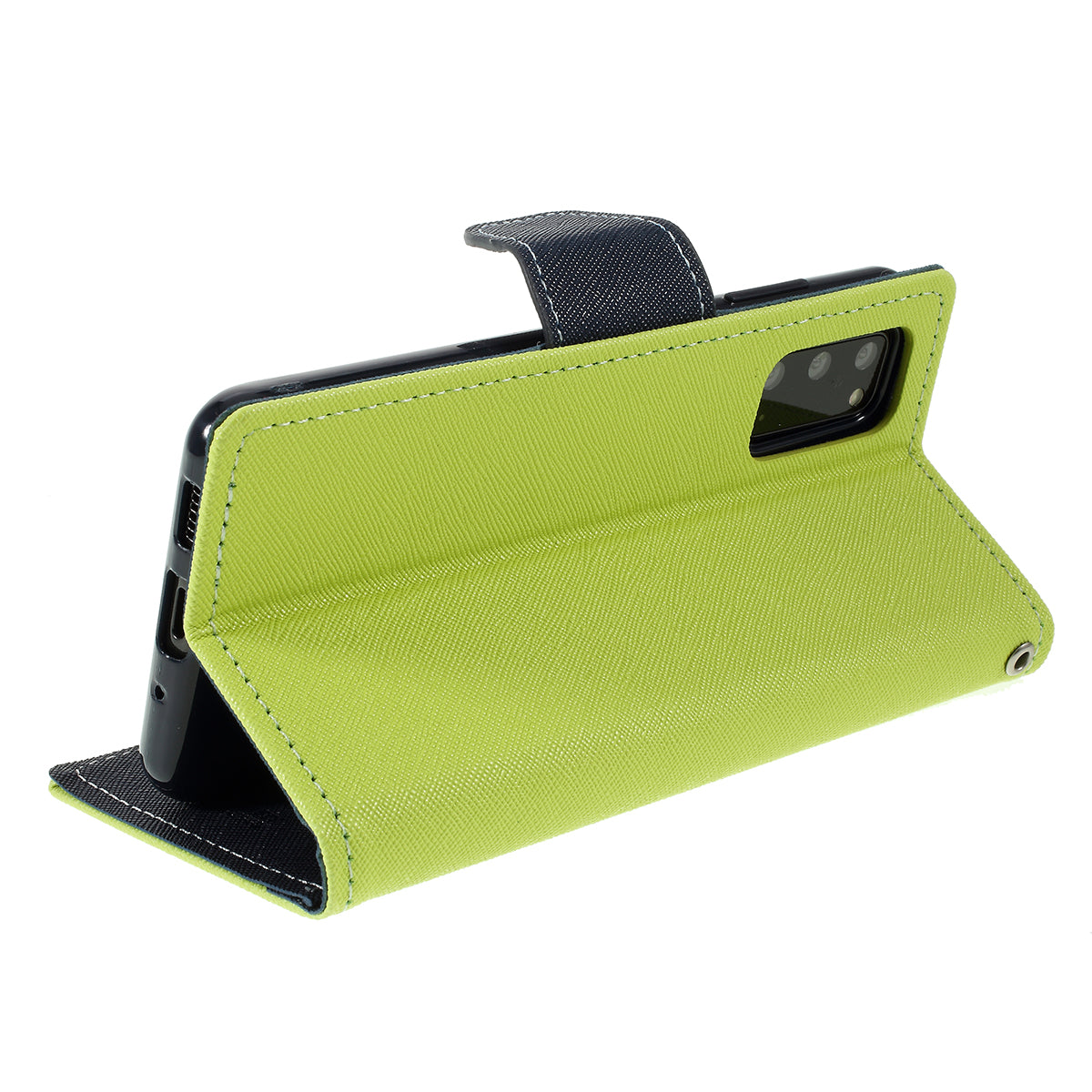 MERCURY GOOSPERY Fancy Diary Leather Wallet Mobile Phone Case for Samsung Galaxy S20 4G/S20 5G - Green