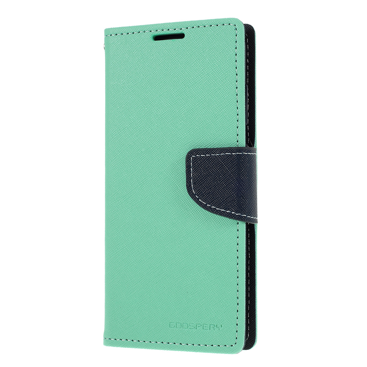 MERCURY GOOSPERY Fancy Diary Leather Wallet Mobile Phone Case for Samsung Galaxy S20 4G/S20 5G - Cyan