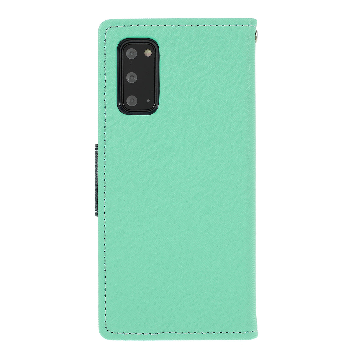 MERCURY GOOSPERY Fancy Diary Leather Wallet Mobile Phone Case for Samsung Galaxy S20 4G/S20 5G - Cyan