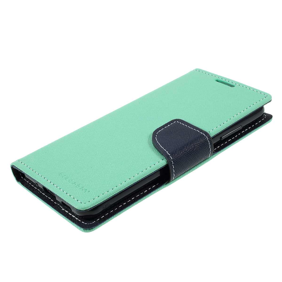 MERCURY GOOSPERY Fancy Diary Leather Wallet Mobile Phone Case for Samsung Galaxy S20 4G/S20 5G - Cyan