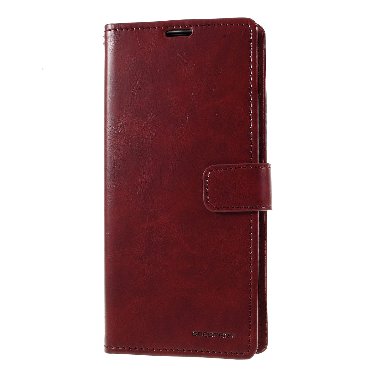 MERCURY GOOSPERY Blue Moon Magnetic Flap Leather Cover for Samsung Galaxy S20 Plus - Wine Red