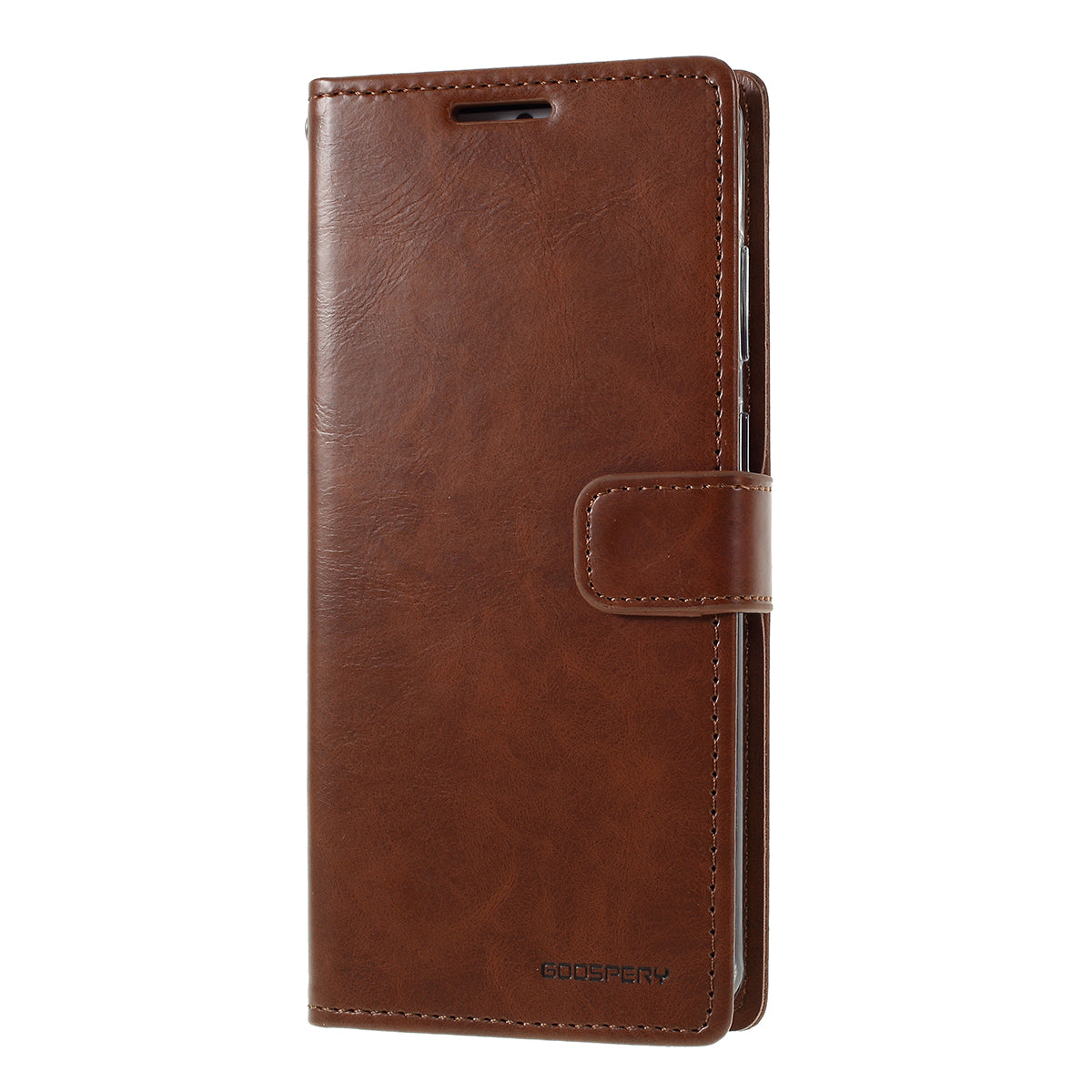 MERCURY GOOSPERY Blue Moon Magnetic Flap Leather Cover for Samsung Galaxy S20 Plus - Brown