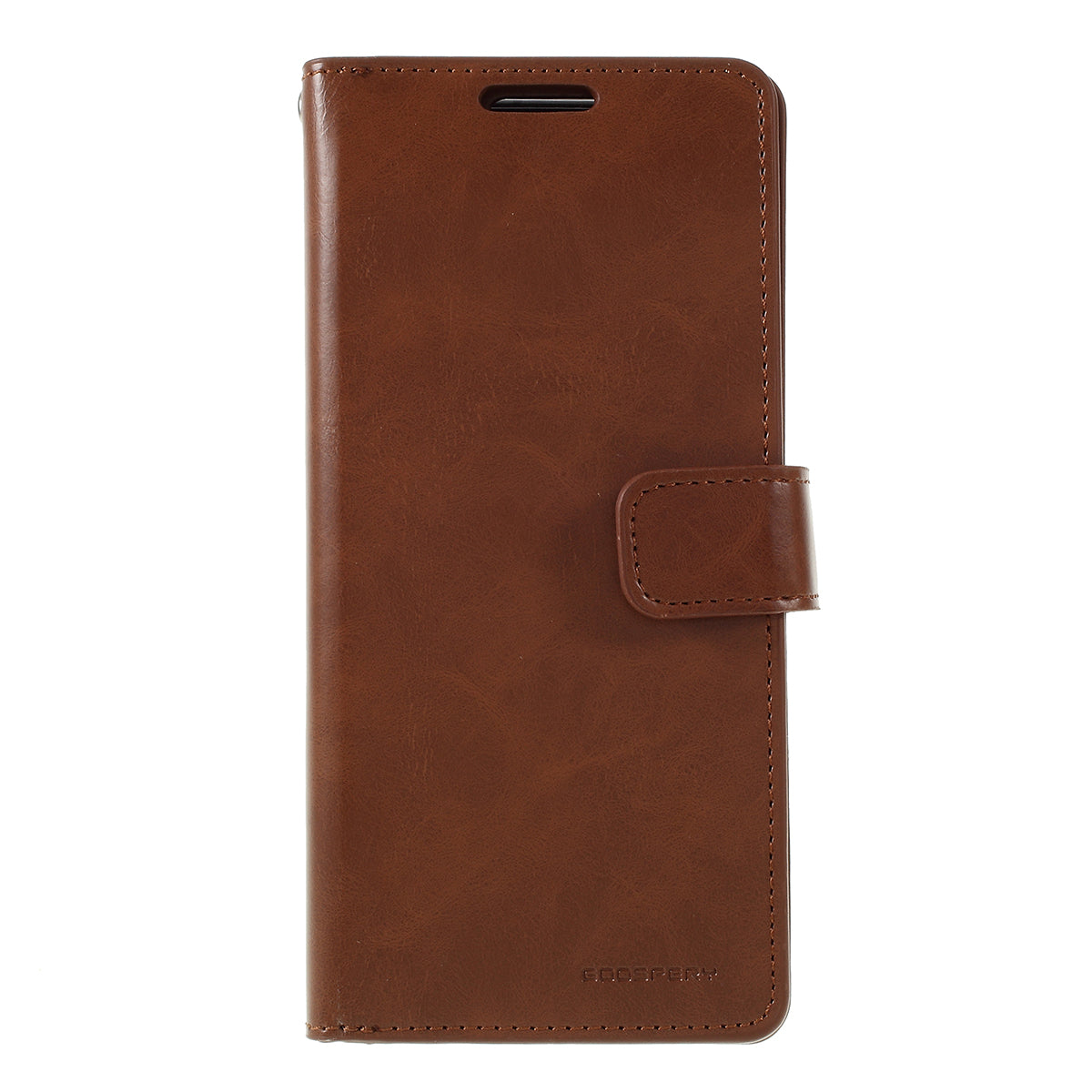 MERCURY GOOSPERY Mansoor Series Wallet Style Leather Cover Case for Samsung Galaxy S20 4G/S20 5G - Brown