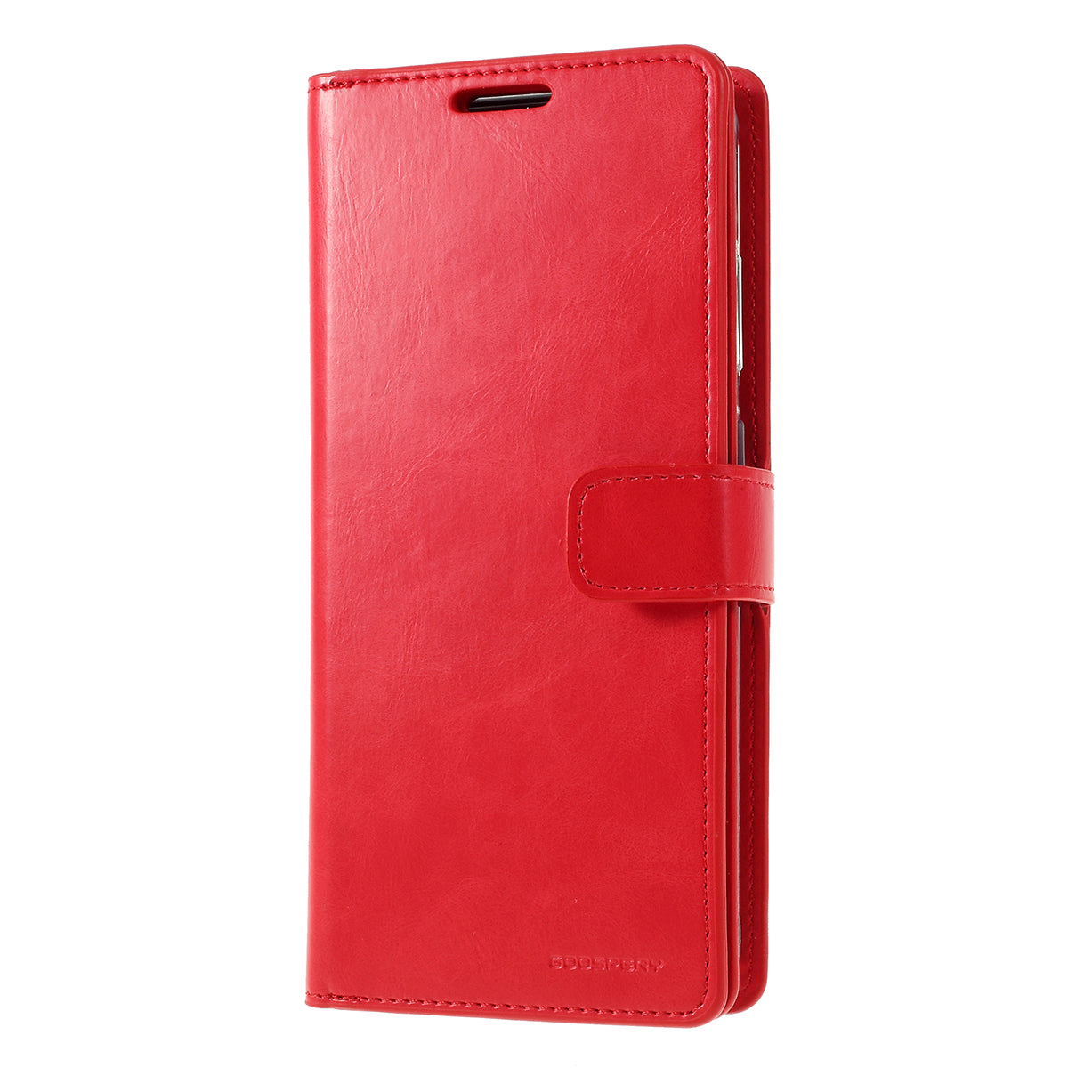 MERCURY GOOSPERY for Samsung Galaxy S20 Ultra Mansoor Wallet Diary Leather Mobile Phone Case - Red