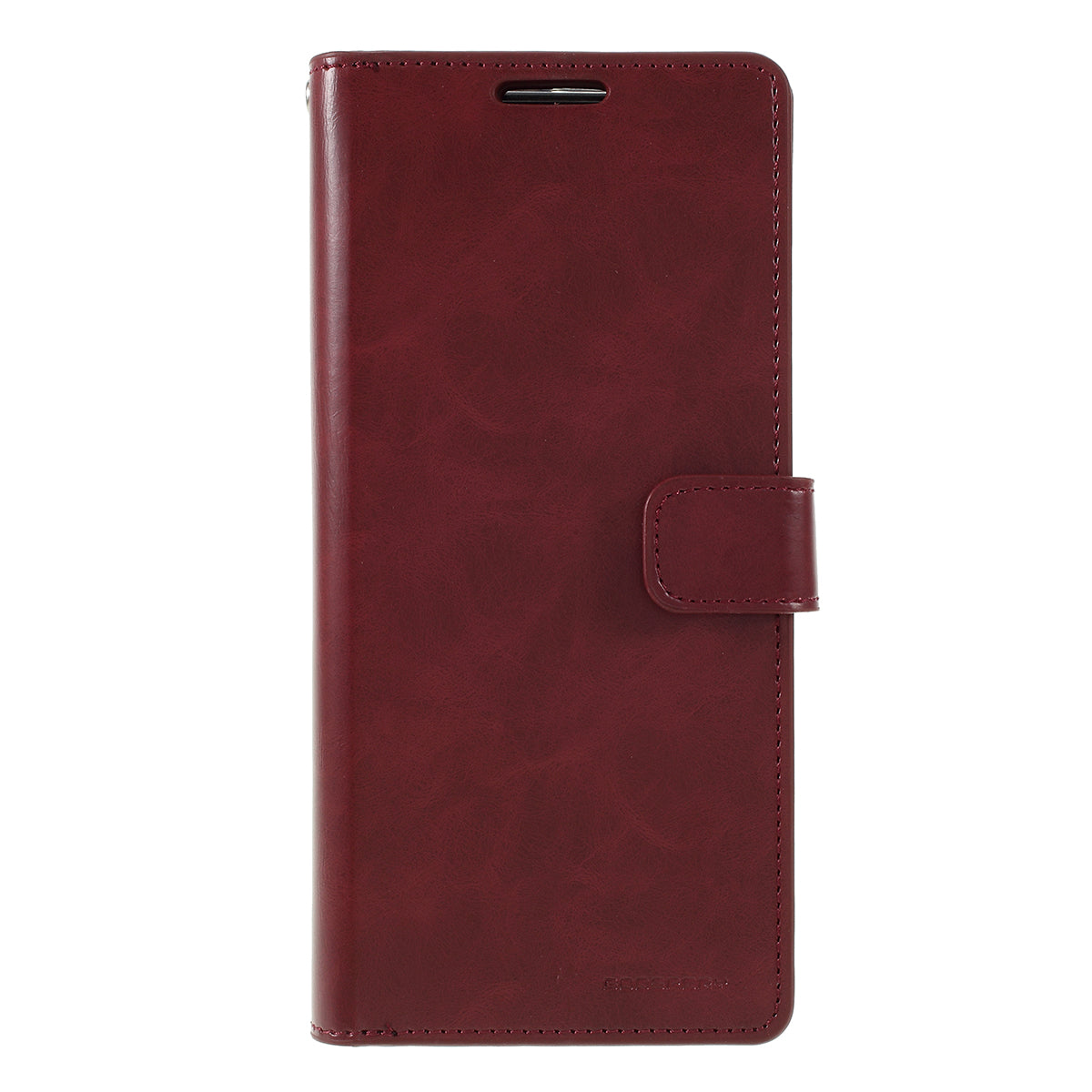 MERCURY GOOSPERY for Samsung Galaxy S20 Ultra Mansoor Wallet Diary Leather Mobile Phone Case - Wine Red