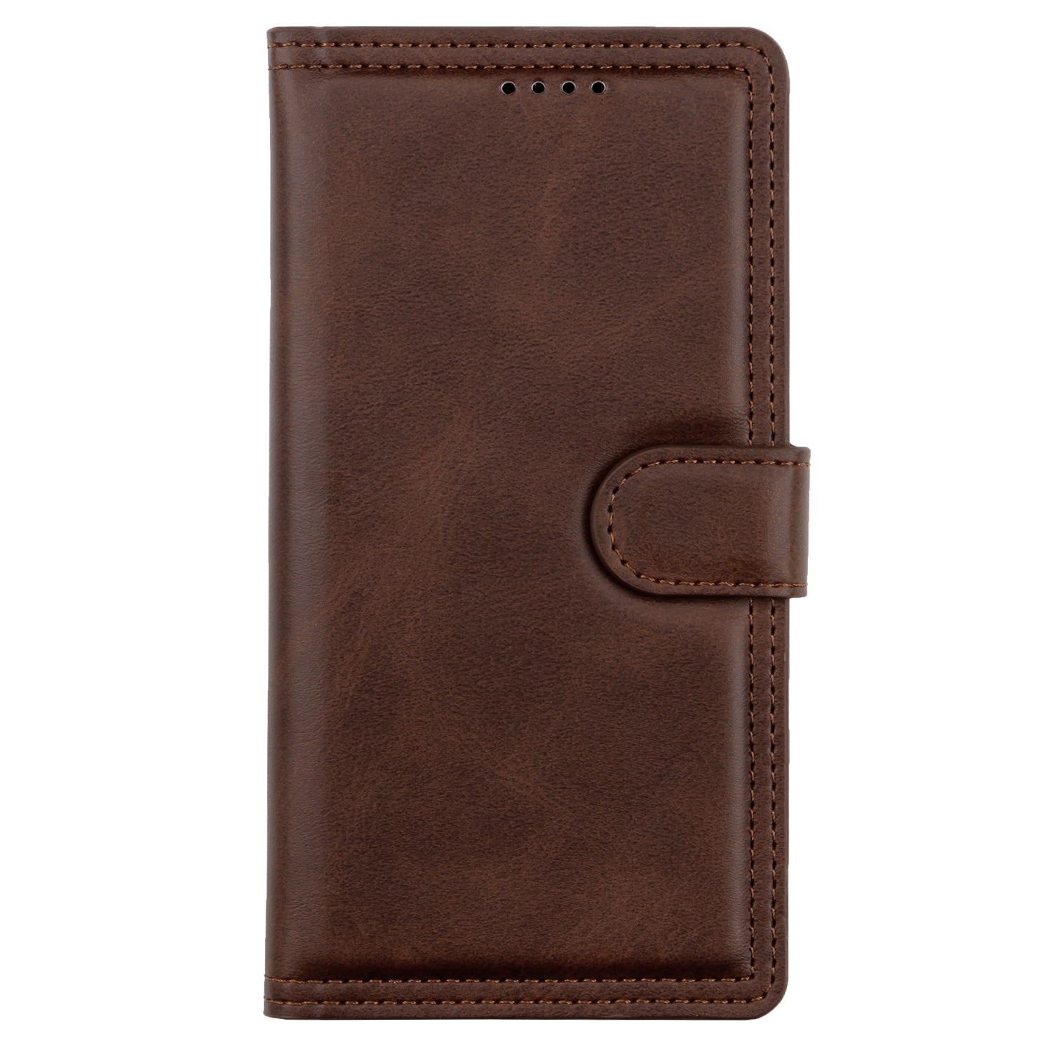 Wallet Leather Stand Phone Cover for Samsung Galaxy S20 Ultra - Coffee