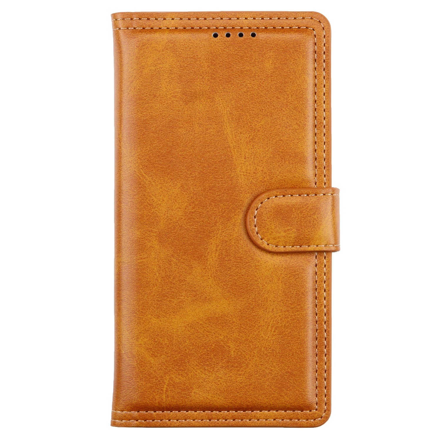 Wallet Leather Stand Phone Cover for Samsung Galaxy S20 4G/S20 5G - Brown