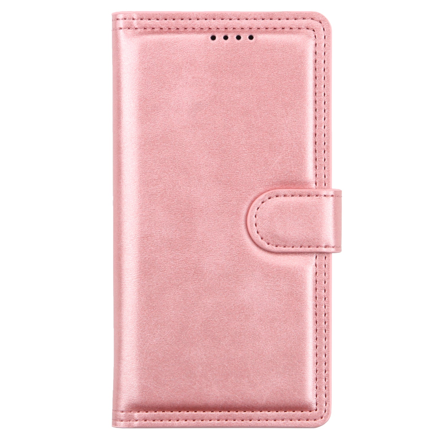 Wallet Leather Stand Phone Case for Samsung Galaxy S20 Plus - Rose Gold