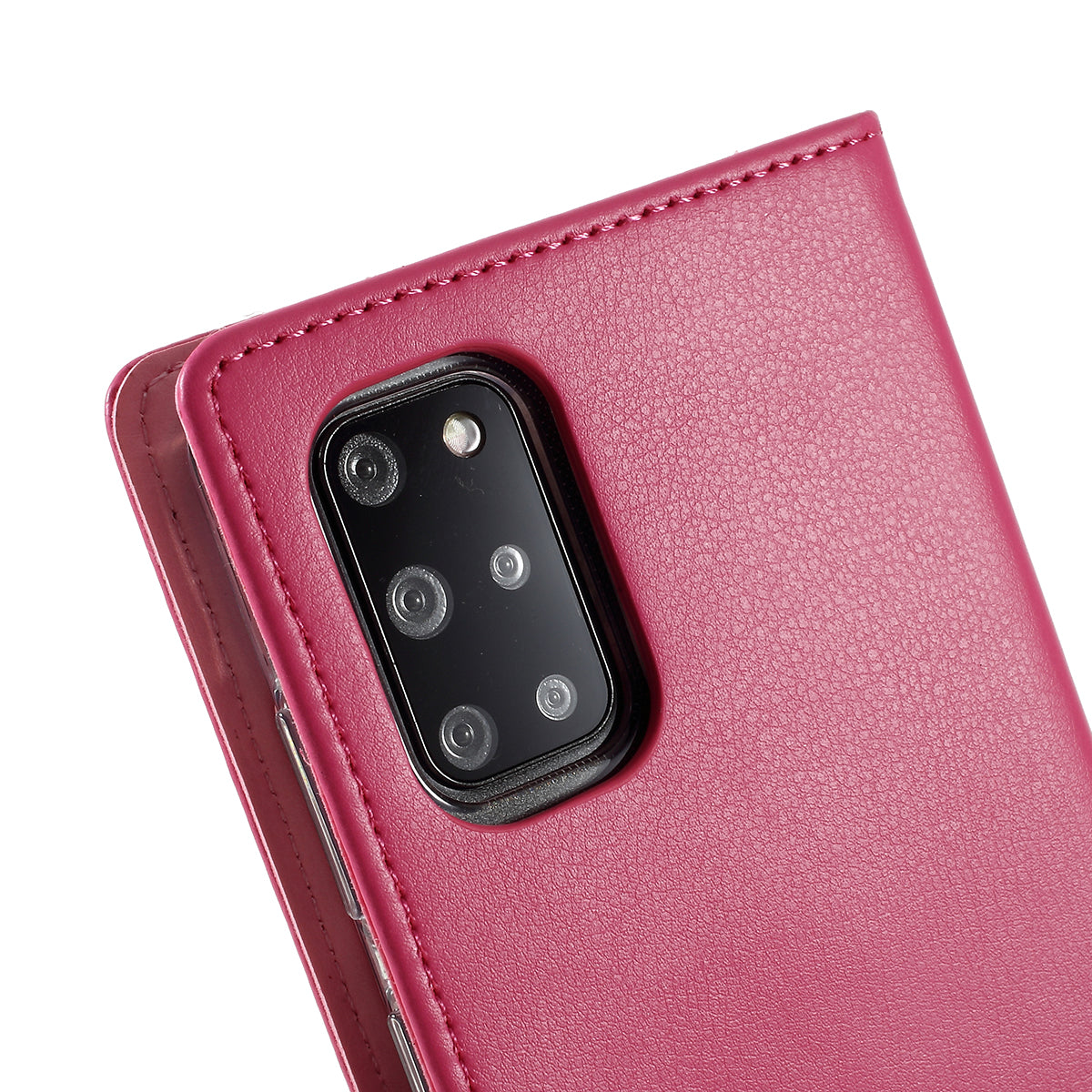 MERCURY GOOSPERY Rich Diary Leather Wallet Protection Case for  Samsung Galaxy S20 Plus / S20 Plus 5G - Rose