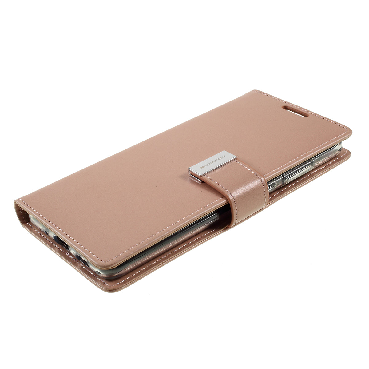 MERCURY GOOSPERY Rich Diary Leather Wallet Protection Case for  Samsung Galaxy S20 Plus / S20 Plus 5G - Rose Gold