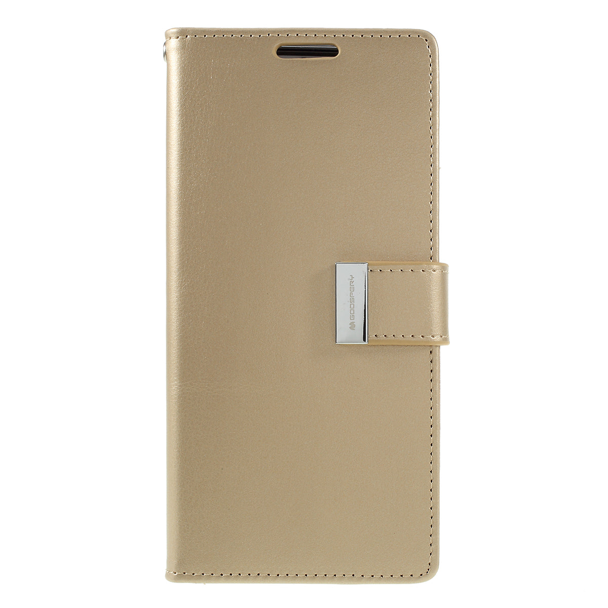 MERCURY GOOSPERY Rich Diary Leather Wallet Protection Case for  Samsung Galaxy S20 Plus / S20 Plus 5G - Gold