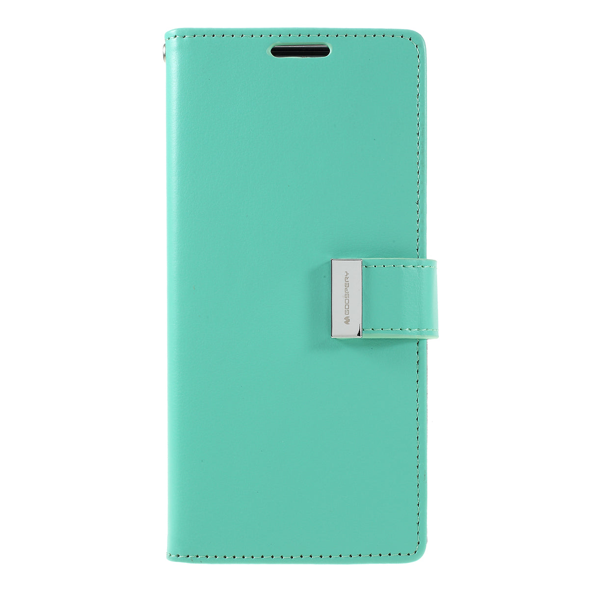 MERCURY GOOSPERY Rich Diary Leather Wallet Protection Case for  Samsung Galaxy S20 Plus / S20 Plus 5G - Cyan