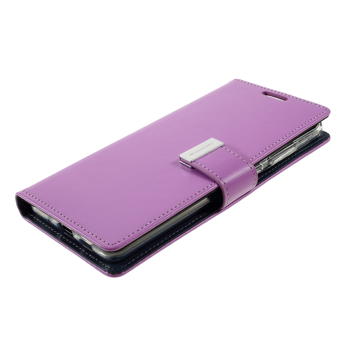 MERCURY GOOSPERY Rich Diary Leather Wallet Protection Case for  Samsung Galaxy S20 Plus / S20 Plus 5G - Purple