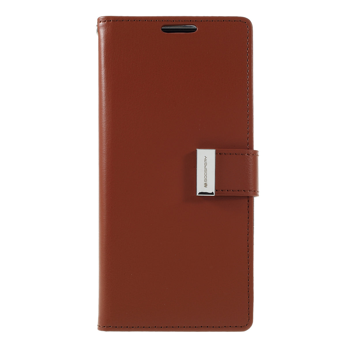 MERCURY GOOSPERY Rich Diary Leather Wallet Protection Case for  Samsung Galaxy S20 Plus / S20 Plus 5G - Brown