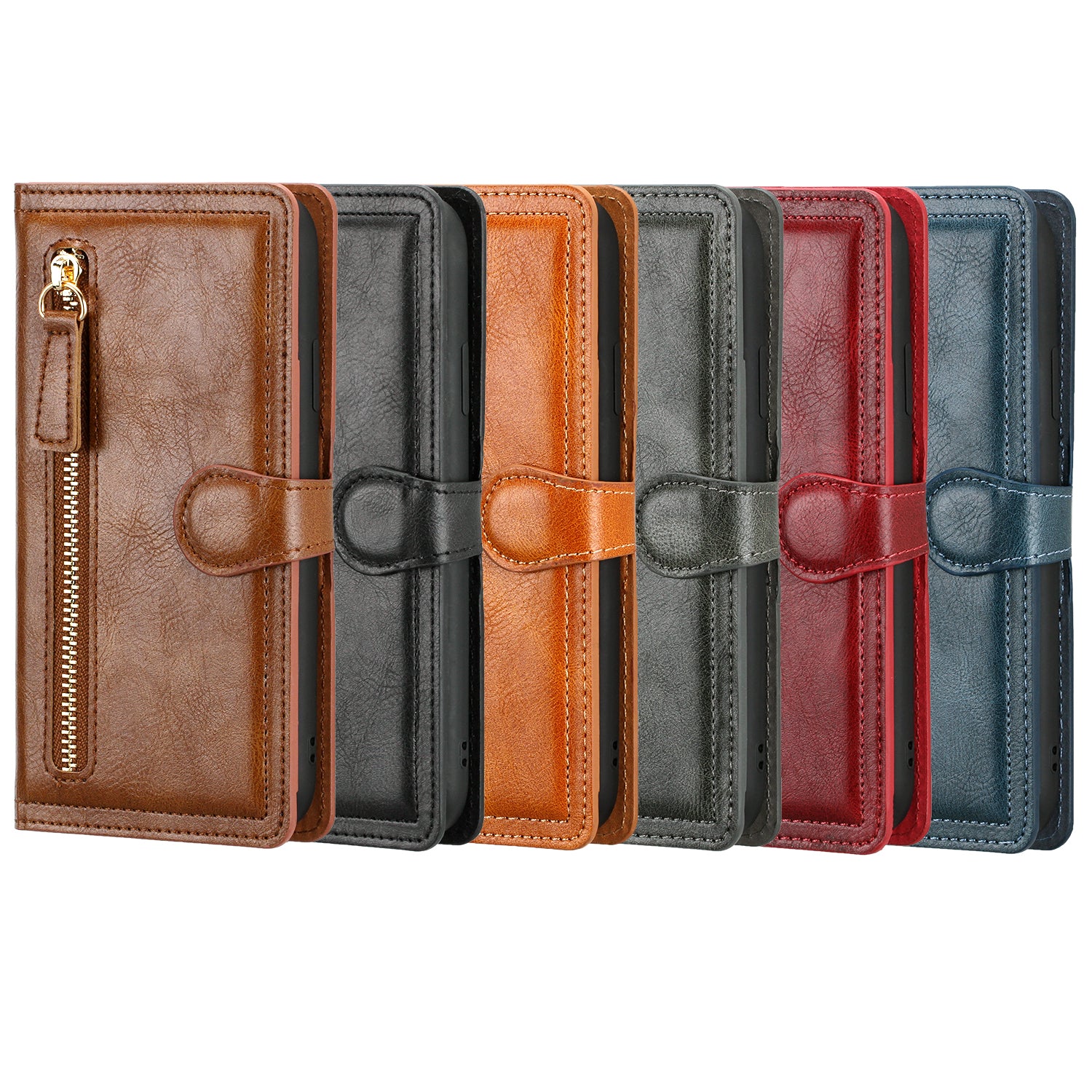 Vintage Style Multiple Card Slots Wallet Leather Phone Cover Case for Samsung Galaxy S20 Plus / S20 Plus 5G - Black