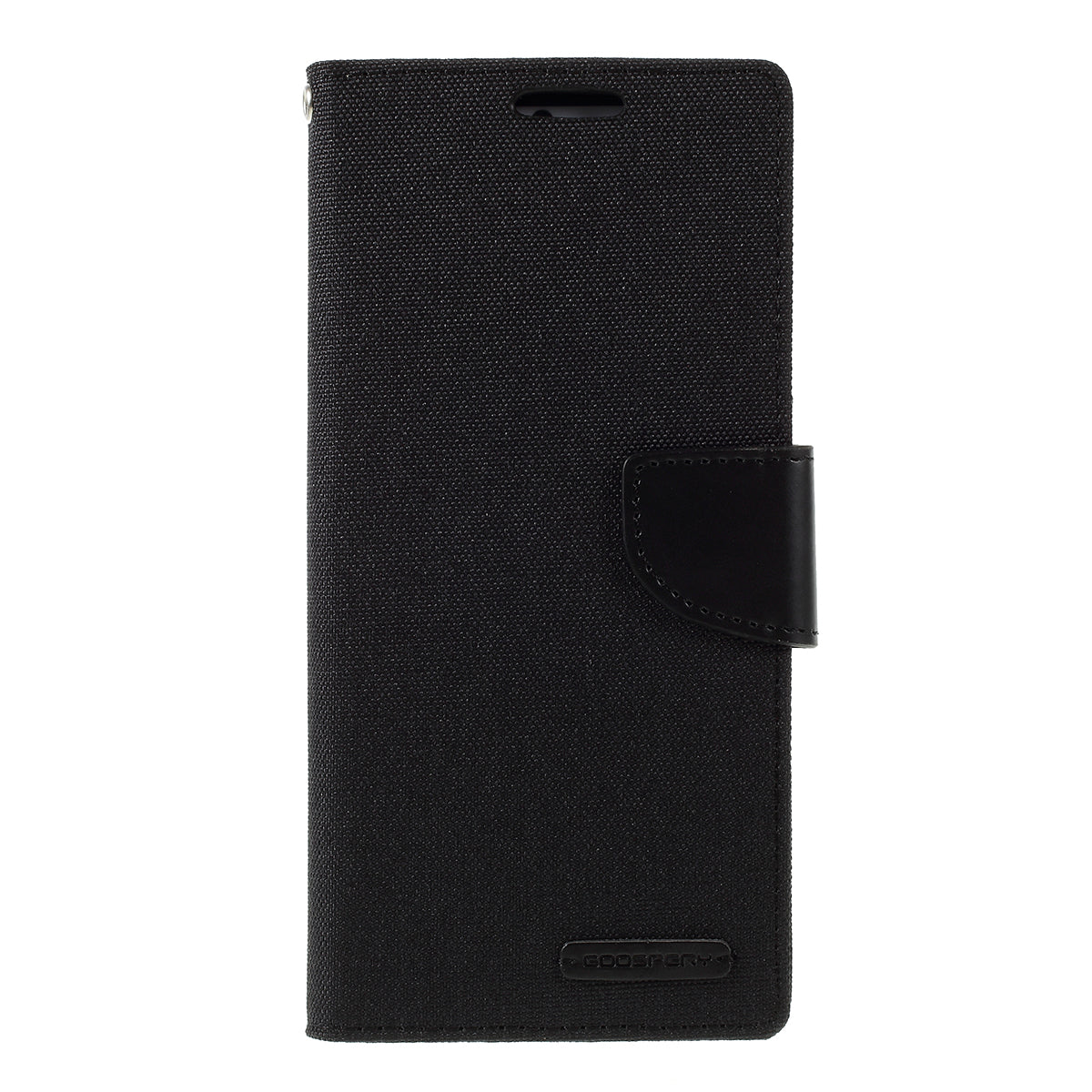 MERCURY GOOSPERY Canvas Diary Leather Cell Phone Case for Samsung Galaxy S20 Plus / S20 Plus 5G - Black